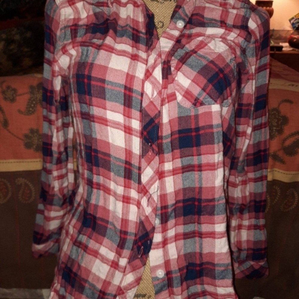 Plaid Button down